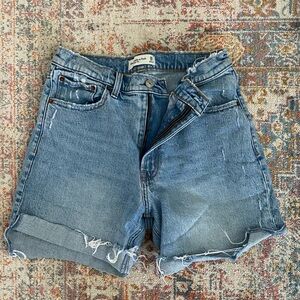 Abercrombie and Fitch high rise shorts